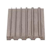 Herramienta de afilado y rectificado de bordes, afilador de bordes de cuero y acero para bricolaje, guía de chaflanado en forma de pala de 6 mm de ancho para proyectos de (Ranura redonda gris)