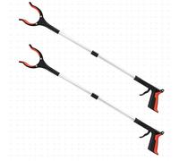 Herramienta de agarre mejorada 2025, cabezal giratorio de 360°, mandíbula ancha, plegable de 31 pulgadas, agarradores de garra de basura para ancianos, herramienta de alcance para palo de recogida de