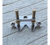 Herramienta de agujero de sonido para base de enrutador de precisión con asas dobles para un control mejorado a mano alzada y corte de agujeros circulares en tareas de reparación (B)