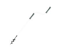 Herramienta de aireación manual de humus de acero, herramienta de compostaje para compostaje rápido, aireación mejorada del suelo, aireador de residuos orgánicos