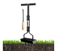 Herramienta de aireador de suelo - Aireador del núcleo del césped manual de hierro, equipo de cuidado ' ligero, herramienta aireador del césped garantiza un crecimiento saludable de los accesorios p