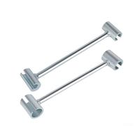 Herramienta de ajuste de bisagra de puerta - Llave de acero de doble extremo para afinación precisa en bisagras de bandera, ideal para uso residencial y comercial (pequeño y grande)