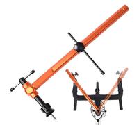 Herramienta de ajuste de cambio de mano a bicicleta genérica | Ángulo de altura metálico Ajuste izquierdo a derecho | Herramienta de nivel de instalación de cabeza a mano | Reducción de ruido y