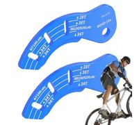 Herramienta de ajuste de cola - 2 x Chaingap Gauge Tool | 12 velocidades de aprobación de cadena | Herramienta de alineación de transmisión de bicicleta | Medidor de separación de cadena para
