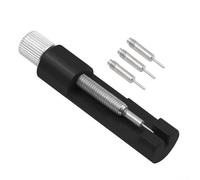Herramienta de ajuste de correa de reloj de metal para extracción de eslabones de correa de acero inoxidable - Removedor de barra de resorte con 3 pines adicionales, se adapta a lengüetas de reloj de