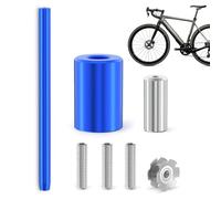 Herramienta de ajuste de la de la corona, estrella Nut Setter, aleación de aluminio de 1-1/8 pulgadas de nueces de estrella herramienta de instalación, conductor de casco de bicicleta de