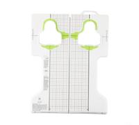 Herramienta de ajuste de tacos de bicicleta para SPD y Look for Keo, alineador de rejilla de precisión para zapatos de carretera y MTB, dispositivo de ajuste de polipropileno blanco de 110 x 290 mm
