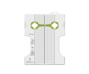 Herramienta de ajuste de tacos de bicicleta para SPD y Look for Keo, alineador de rejilla de precisión para zapatos de carretera y MTB, dispositivo de ajuste de polipropileno blanco de 110 x 290 mm