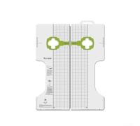 Herramienta de ajuste de tacos de pedal de bicicleta para SPD y para Keo con ajustes de posicionamiento delantero/trasero e izquierdo/derecho para optimizar la biomecánica de ciclismo (compatible con