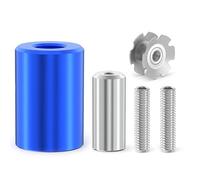 Herramienta de ajuste de tuerca de estrella para bicicleta, instalación perfecta de auriculares cada vez, instalador de tuercas de estrella de alta resistencia de 1-1/8 pulgadas con tornillos de