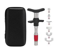 Herramienta De Ajuste Quiropráctico, Masajeador Espinal Manual, Masajeador De Ajuste Quiropráctico Portátil Para Relajación Muscular, Ajustador Con 6 Cabezales De Masaje Para Terapia De(rojo)