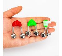 Herramienta de alarma de pesca para costa para pesca nocturna diseñada para permanecer fija bajo condiciones de onda de viento y tensión de línea (A-10 piezas)