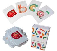 Herramienta De Alfabeto Preescolar,Letras Tarjetas Flash,Aprender El Alfabeto Sonidos 2X MáS RáPido,26 Tarjetas De Vocabulario ABC De Pcs,Leer Y Rimas Flip Books, Lectura De Juegos,1PCS