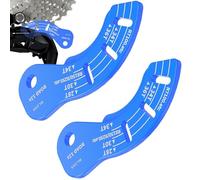 Herramienta de alineación de engranajes para bicicleta de precisión, medidor de desviador trasero, herramienta de configuración , indicador de aluminio ligero y duradero para montaña y