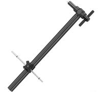 Herramienta de alineación de percha de desviador de bicicleta de carretera, aleación de aluminio ligera con varilla de medición para corrección precisa del marco