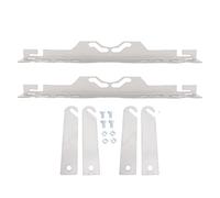 Herramienta de alineación de Punta de Rueda 2 Juegos de Placas de alineación con Soportes de extensión para Motocicleta Todoterreno Utv Calibración precisa del ángulo de la Rueda