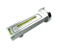 Herramienta de Alineación de Ruedas Medidor de Nivel Magnético de 4 Ruedas de Alta Precisión para Mediciones Precisas de la Inclinación de Las, Aluminio, 1 Unidad