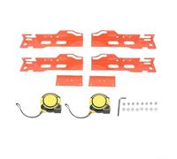 Herramienta de alineación de ruedas, paquete de 2 con cintas métricas, alineación automotriz de dedos para uso doméstico, medición precisa de distancia coaxial, diseño de ranura segura para sedanes y