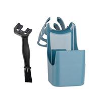 Herramienta de almacenamiento de aceite de cadena de bicicleta | Limpiador de cadena de bicicleta | Herramienta anti-spray de cadena de cadena de cadena