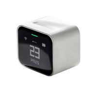 Herramienta de análisis del entorno del hogar con pantalla integrada para lecturas directas y múltiples sensores, incluyendo sensor de temperatura y humedad, detector de aire, probador de sensores