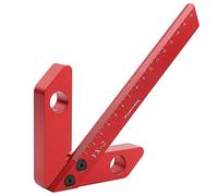 Herramienta de ángulo Recto, Yato Tools 45/90 Grados Carpintero Medidor de Línea de ángulo Recto Regla de Corazón Redondo Cuadrado de Carpintero