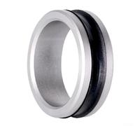 Herramienta de anillo guía de línea de pesca con cuerpo de aleación de aluminio y anillo de goma con textura antideslizante para facilitar el apriete del nudo líder y evitar la línea (1 pieza plateada