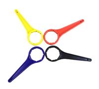 Herramienta de apertura de tapa, construcción ligera, segura, antideslizante, tapa de contenedor, abridor giratorio para barriles domésticos, llave de cubo antideslizante para tapa apretada