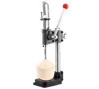 Herramienta de apertura manual de coco, abridor de agujeros con altura ajustable, resorte automático y mango antideslizante, abridor de coco para el hogar, tiendas, mercados (36 cm)