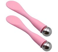 Herramienta de aplicador de crema de ojos 2pcs, rodillo y aplicador de crema para ojos 2-en-1, herramienta de masajeador portátil para hinchazón, círculos oscuros.