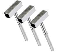 Herramienta de apósito para muelas abrasivas, paquete de 3 unidades de grano 36 y 120 Grit Dresser - True Up And Restore muelas abrasivas