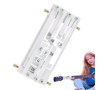 Herramienta De Aprendizaje De Acordes - Ejercitador De Dedos De Guitarra De 6,5 X 15,5 Cm, Entrenador De Acordes Para Principiantes | Herramienta De Fijación De Guitarra Para Presionar Fácilmente Los