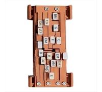 Herramienta de aprendizaje de guitarra, entrenador de acordes, sistema de enseñanza práctica para principiantes, color marrón