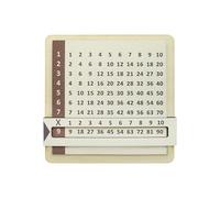 Herramienta de aprendizaje deslizante de multiplicación de madera para matemáticas Desarrollo de habilidades deslizante Herramienta de aprendizaje interactiva Juego de ayuda para la enseñanza de