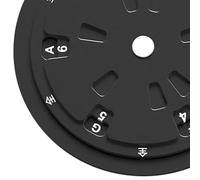 Herramienta de aprendizaje interactiva Circles of Quints, rueda de guitarra de aleación de aluminio, adecuada para principiantes, jugadores avanzados, educadores, rueda de acordes de guitarra