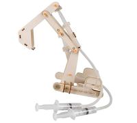 Herramienta de aprendizaje interactiva, montaje de tecnología hidráulica, modelo de madera, herramienta de educación temprana para principios de física, modelo de enseñanza de madera