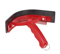 Herramienta de aseo de caballos de doble propósito, 2 en 1, rascador de sudor, peine de curry con deslizamiento, ideal para raspar nudos y quitar perros adecuados