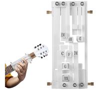 Herramienta de asistencia de acordes de guitarra, entrenador de diapasón de bolsillo para guitarra acústica principiante (38-41 pulgadas), cambios de acordes sin esfuerzo y ayuda de aprendizaje