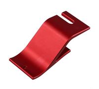 Herramienta de asistencia de instalación de neumáticos de aluminio para uso en motocicleta con sistema de Bead Buddy para evitar que se levante las cuentas durante el montaje de la llanta (rojo)