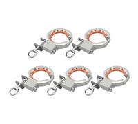 Herramienta de asistente de cableado de puente fuerte de 65 mm, rodillo de husillos lisos, abrazadera ajustable de 330 grados para puente, herramienta de tracción de cables