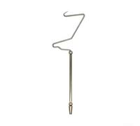 Herramienta de atado de mosca giratoria para pesca para una encuadernación eficiente de ganchos, ideal para entusiastas de la pesca con mosca (C)
