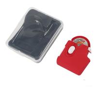 Herramienta de atar nudos de pesca con operación automática, capacidad de doble gancho, camino interno de rosca para evitar enredos y diseño compacto para portabilidad (rojo)