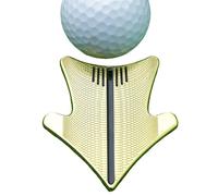 Herramienta de ayuda de alineación de poner, marcador de bola con alineación, herramienta de divot de golf, para golfistas, hombres y mujeres, práctica, torneo, juego, campo al aire libre, deportes