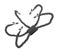 Herramienta de ayuda de soldadura ligera con clip y base estable para montaje de electrónica, joyería, cocodrilos, clip de soldadura