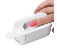 Herramienta de bandejas de polvo, recogedor de polvo de inmersión portátil, caja de polvo de reciclaje francés de doble capa, caja de almacenamiento de polvo duradera, contenedor único de polvo de