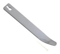 Herramienta de barra de palanca de acero inoxidable de 3 mm de grosor con extractor de clavos para quitar el panel de la puerta del coche y el salpicadero con diseño de cabeza curva para facilitar la