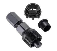 Herramienta de bloqueo de bicicleta, 42 mm para bicicleta con 1 juego de removedor de manivela, manivela extractor de manivela, herramienta de rodamiento interior con anillo de cierre de 8 dientes