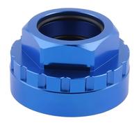 Herramienta de bloqueo de casete, llave de extracción de plato, accesorio de reparación de bicicletas, herramienta de bloqueo de aluminio resistente, reemplazo profesional de plato para bicicletas de