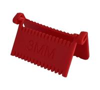 Herramienta De Bloqueo De Costura De Bordes: Regla De Costura Manual De 3,3 Cm, Guía De Espaciado Ajustable, Medidor De Dobladillo De Tela Ergonómico, Accesorio De Costra De Varios Pasos Para Acolcha