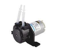 Herramienta de bomba la dosificación química del acuario los líquidos Agua analítica laboratorio Calefacción de piscina(Nero)