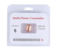 Herramienta de boquilla de corte Cobre 5 piezas para Accesorios de antorcha de corte de plasma MAX1250 220006